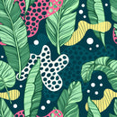 Green Banana Leaves Wallpaper