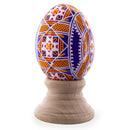 Purple Authentic Blown Real Eggshell Ukrainian Easter Egg Pysanka