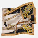 Moment in Time - Silk Foulard - Gold