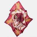 Moment in Time - Silk Foulard - Magenta