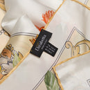 Melograno - Silk Foulard - White Gold