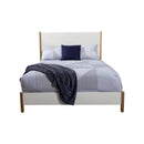 Madelyn Upholstered Panel Bed, Neutral White