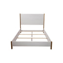 Madelyn Upholstered Panel Bed, Neutral White