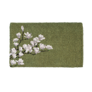 Magnolia Branch - Green Coir Doormat