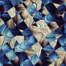 Blue Abstract Geometric Wall Art