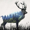 Abstract Forest Buck Wall Art