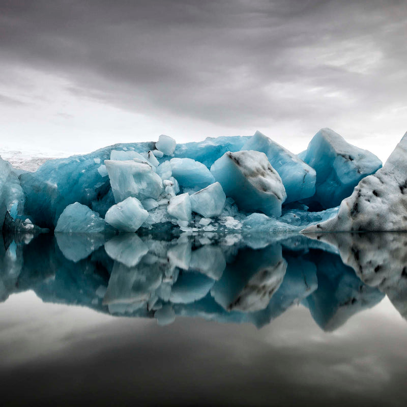 Glacier Lake Reflection Wall Art