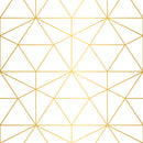 Golden Lattice Wall Art