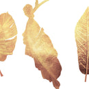 Triple Golden Leaves Wall Art