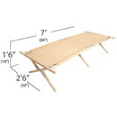 Maine Heritage Cot – Heavy-Duty Wooden Camping Cot with 375 lb Capacity