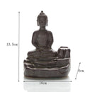Golden Ceramic Backflow Incense Burner Buddha