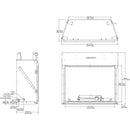 Majestic Courtyard 55K BTU 36-Inch Traditional Outdoor Natural Gas Fireplace (No Refractory) [ODCOUG-36NR] (SAK74218)