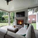 Majestic Courtyard 55K BTU 36-Inch Traditional Outdoor Natural Gas Fireplace (No Refractory) [ODCOUG-36NR] (SAK74218)