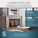 Majestic Biltmore 42-Inch Herringbone Pattern Open Wood Burning Fireplace [SB80HB] (SAK62149)