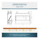 Majestic Lanai 60-Inch Single Sided Linear Outdoor Gas Fireplace [ODLANAIG-60] (SAK94821)