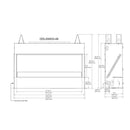Majestic Lanai 48-Inch Single Sided Linear Outdoor Gas Fireplace [ODLANAIG-48] (SAK95127)