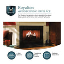 Majestic Royalton 42-Inch Wood-Burning Fireplace With Invisible Smoke Shield [BE42] (SAK14346)