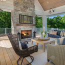 Majestic Vesper 42-Inch Traditional Concrete Refractory Outdoor Gas Fireplace [VOFB42-T] (SAK61435)