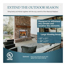Majestic Villawood 42-Inch Traditional Refractory Outdoor Wood Burning Fireplace [ODVILLA-42T-B] (SAK14358)