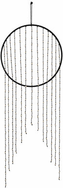 Malacampa Black Beaded Wall Hanging - Clearance
