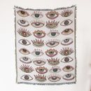 Mandala black geo tassel picnic mat and sofa cover living room blanket