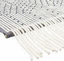 Mansura Gray and White Patterned Wall Hanging