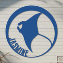 Manta Ray Name Sign