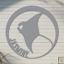 Manta Ray Name Sign