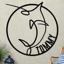 Marlin Name Sign
