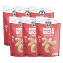 Maple Bacon Cashews | Pack of 6 | 4 oz | Brenmar