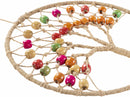 Mapua Colorful Beaded Macrame Wall Hanging Decor - Clearance
