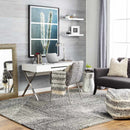 Rucphen Modern Black Area Rug