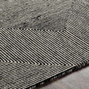 Rucphen Modern Black Area Rug