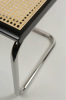 Marcel Breuer Cesca Cane Side Chair - Black Wood