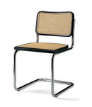 Marcel Breuer Cesca Cane Side Chair - Black Wood