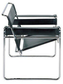 Marcel Breuer Wassily Chair - Black Leather