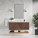 James Martin Marcello 48" Floating Single Bathroom Vanity, Chestnut