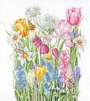 March Bouquet B2388L Counted Cross-Stitch Kit