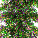 Mardi Gras Christmas Brush Garland