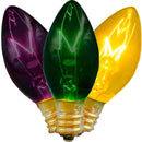 Mardi Gras Light Bulbs
