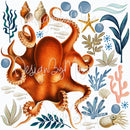 Marine and Sealife decals - Fabric Nursery Wall Art Decals