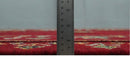 Modern Style Maroon 5x7 Wool Hand Knotted Antique Rug