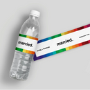 Married Water Bottle Labels