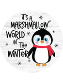 Marshmallow World Christmas Door Decorations