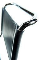 Mart Stam Cantilever Side Chair - Black Leather