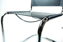 Mart Stam Cantilever Side Chair - Black Leather