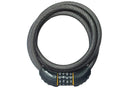 Master Lock© Cable Combination Lock, Set Your Own Combination Bike Lock, 6 ft. Long, 8122D , Black