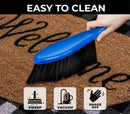 Welcome Natural Coir Non Slip 28 in. x 18 in. Indoor Outdoor Doormat