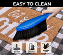 Let's Stay Home Natural Coir Non Slip 28 in. x 18 in. Indoor and Outdoor Doormat