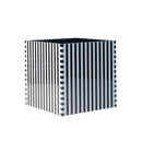 Single Orchid Holder - Black and White Pattern